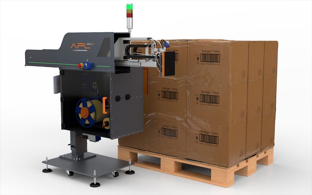 APL 80 Series Aplicador De Etiquetas En Palets Con Motor De Impresi n 