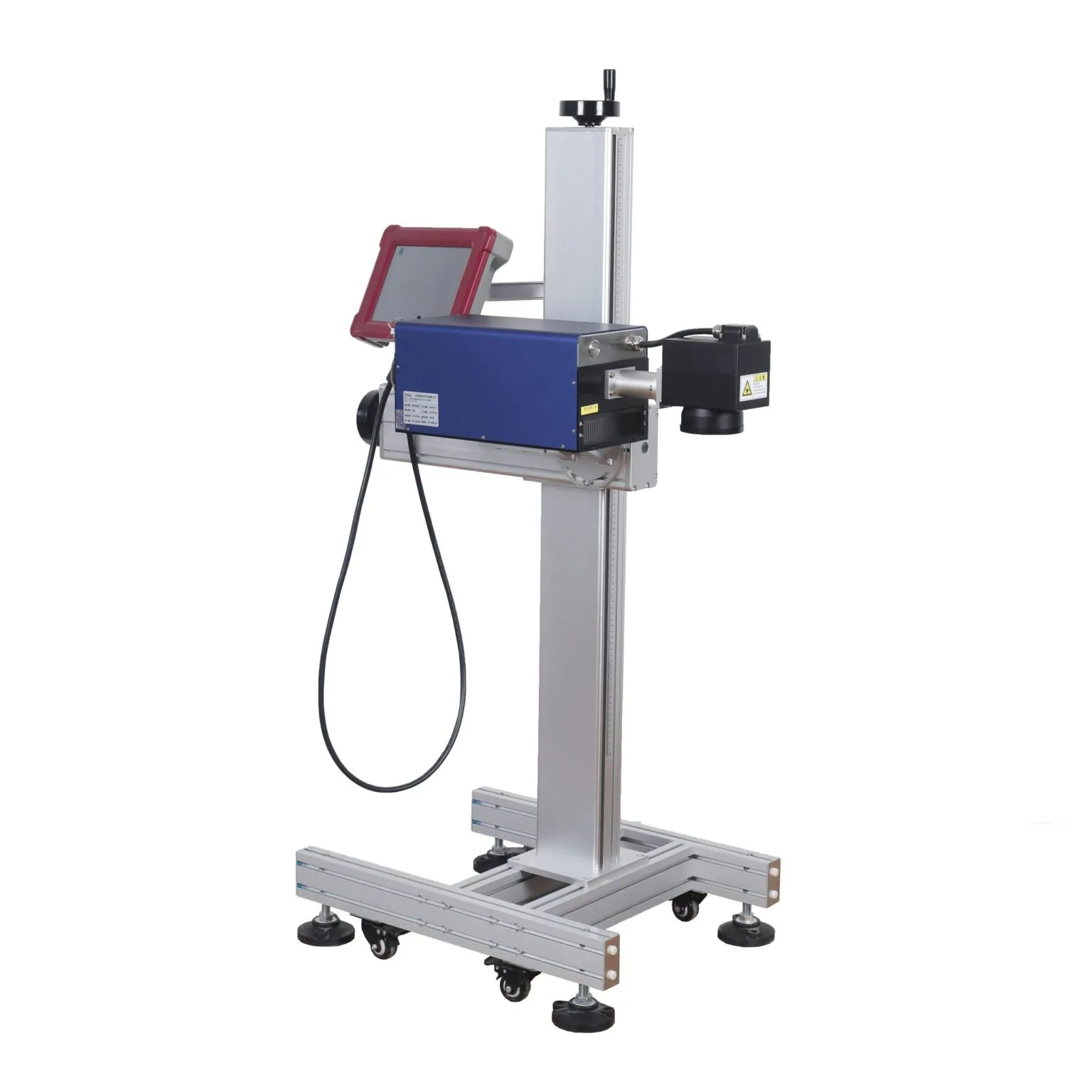 Codificador laser UV Surjet trabajando en una linea de produccion industrial