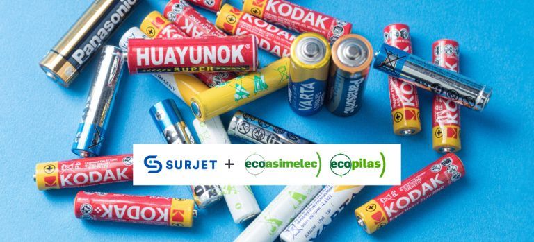 Surjet se une a Ecopilas y Ecoasimelec, un nuevo compromiso con el reciclaje y la sostenibilidad