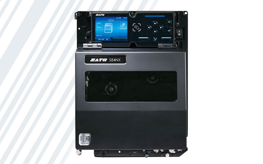 S86NX - Motor de Impresión de 6" visto de frente, para integrarse dentro de un sistema de impresión y aplicación